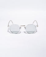 SUNGLASSES "ROUND" TYPE A CLEAR BLACK