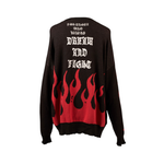 Pullover Knit Sweater “Fire"  TKU-NT19003