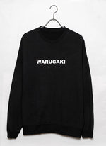 K-0025 WARUGAKI SWEAT BLACK [WARUGAKI] K-00207