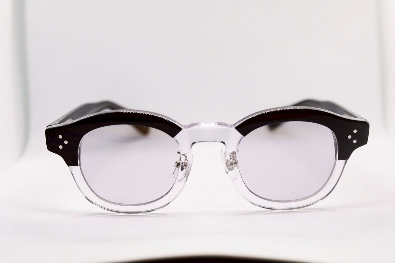 classic round lens shape [Kageiro] #BLK